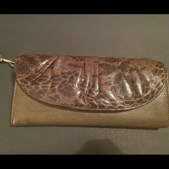 Olive Green Wallet or Clutch - Picture 1 of 4